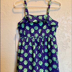 Cherokee girls spaghetti strap kiwi print